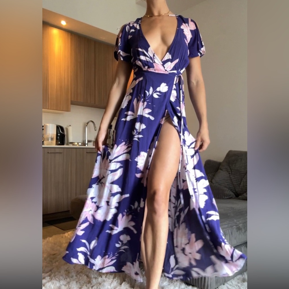Tropical vacation dress